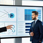 A diverse group of three professional colleagues, fully clothed in modest business attire, are engaged in a collaborative discussion in a bright, modern office. One person points towards a complex diagram on a transparent, futuristic display, while others thoughtfully observe, suggesting new perspectives. The scene emphasizes teamwork and innovative thinking. Professional photography, soft natural lighting, high resolution, detailed, perfect anatomy, correct proportions, natural poses, well-formed hands, proper finger count, natural body proportions, safe for work, appropriate content, fully clothed, professional.